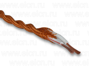 КГВОС 2х1,0 (до +70град.С) "Ретро" бронзовый