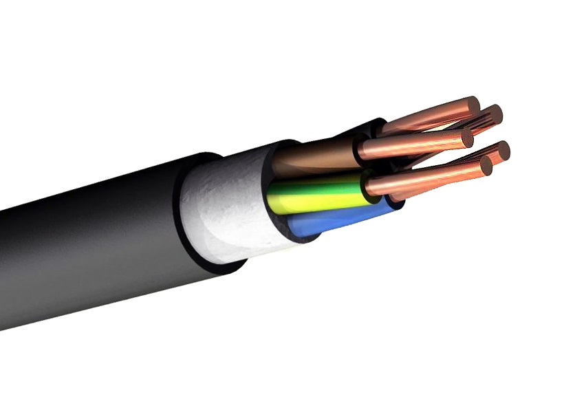 ВВГнг(А)-LS 5х10 ок(N,PE) - 1 (Москабель)